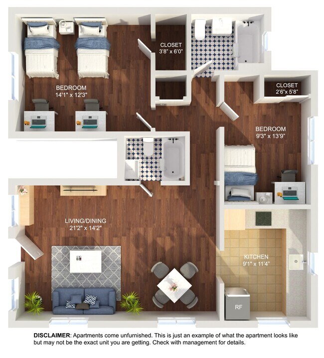 Floorplan - Trojandale Apartments