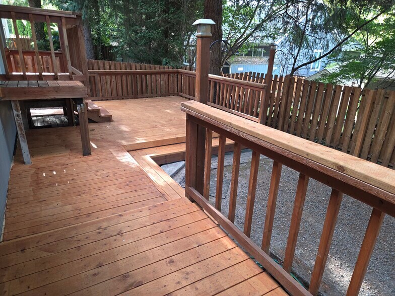 patio deck leaving house - 15177 SW Barcelona Way