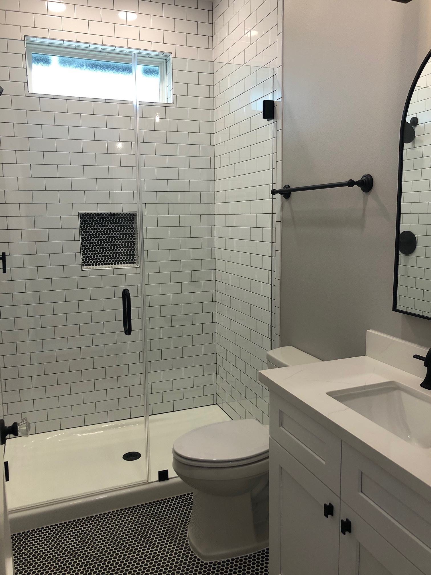 Beautiful bathroom with large walk in shower - 1004 Adele St