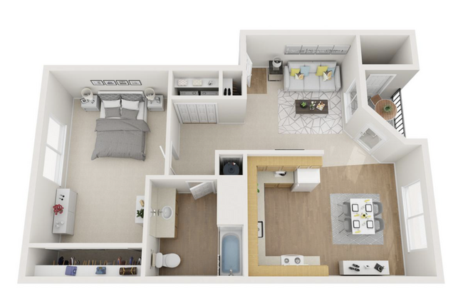Floorplan - Vancouver Mall Apartments