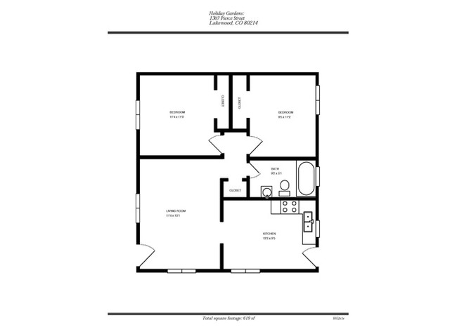 Floorplan - Holiday Gardens