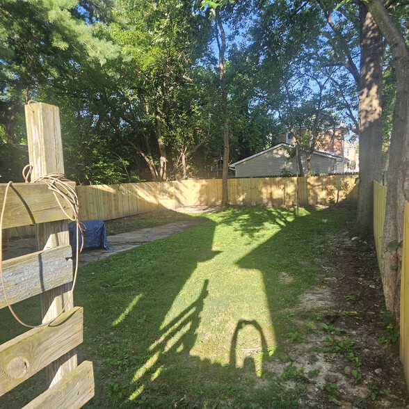 Fenced backyard - 4209 34th Ave