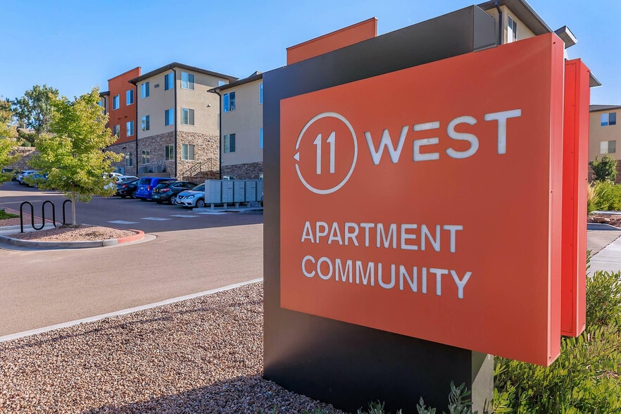11 West Apartments - Property Sign - 11 West | Student Housing