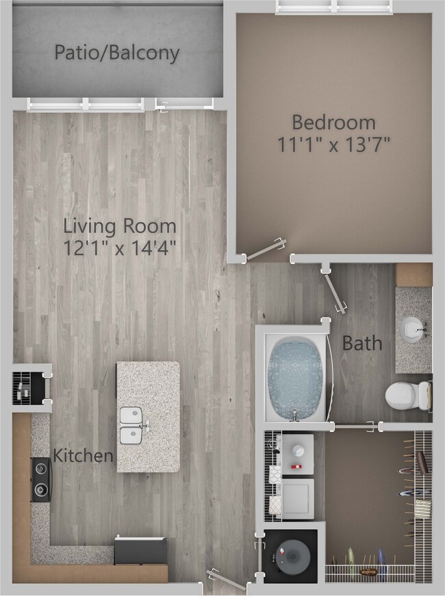 Floorplan - Forum Flats