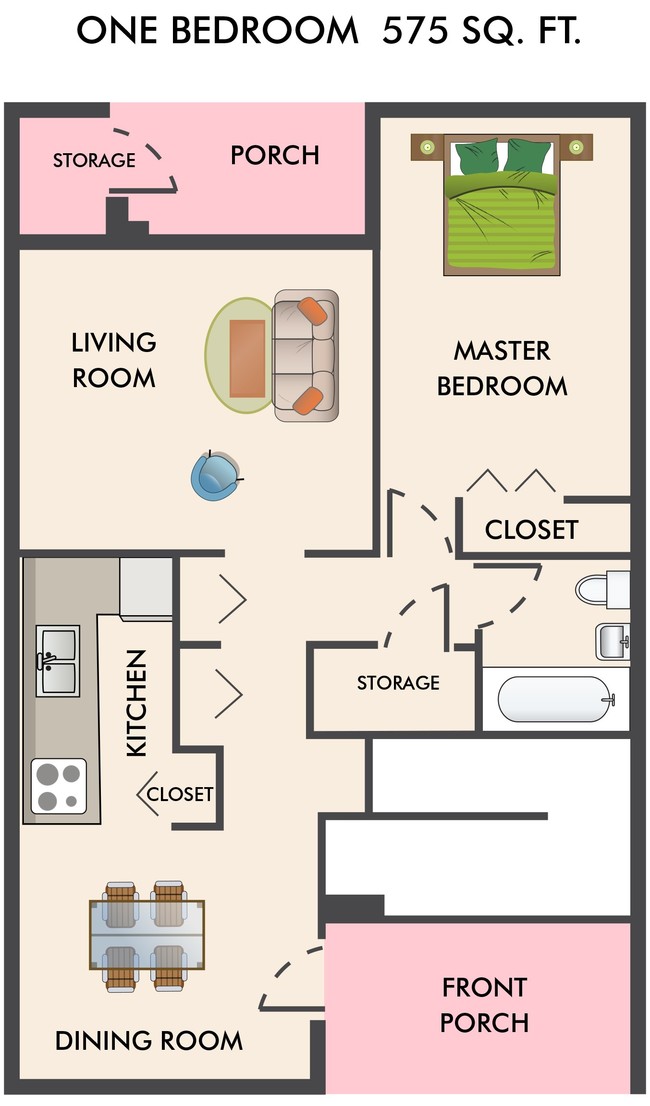 Floorplan - Oakview Apartments