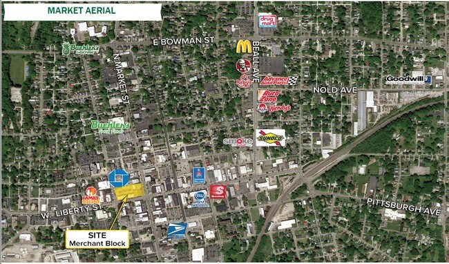 Aerial Photo - Merchant Block