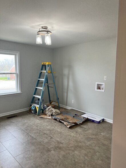 Dining Room/ will also be a laundry closet where w/d hookups are - 417 N Charlotte St