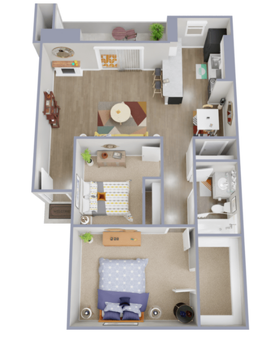 B1 Floorplan - Palatia Apartment Homes