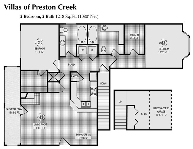 Floorplan - Villas Of Preston Creek