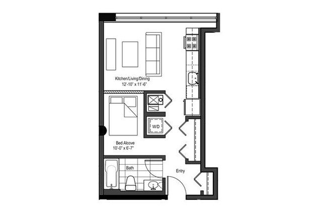 Floorplan - 13thirteen Randolph Street Lofts