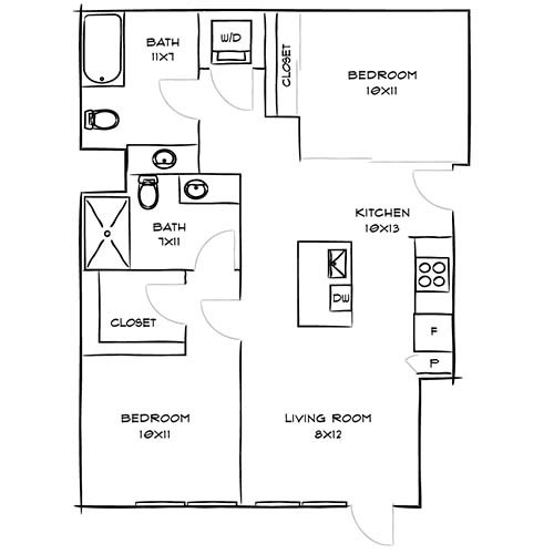 Floorplan - Indigo Apartments