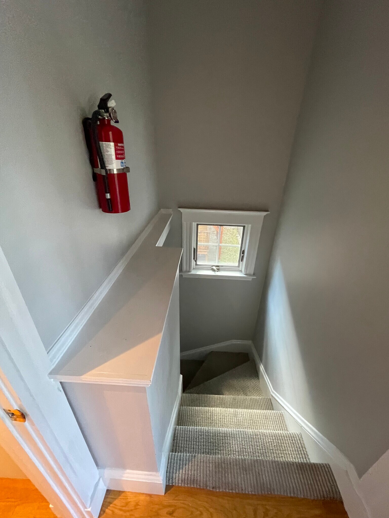 back hall and egress - 36 Gerald Rd