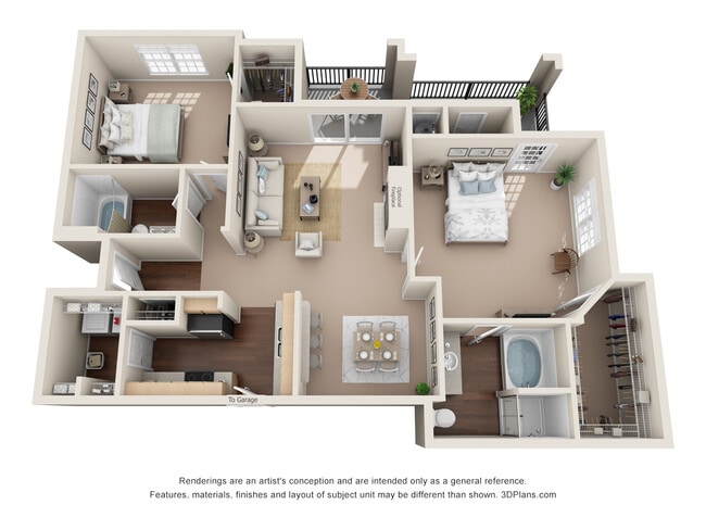 Floorplan - Sonterra Apartment Homes