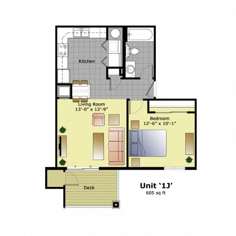 Floorplan - Ridgewood Hills Apartments