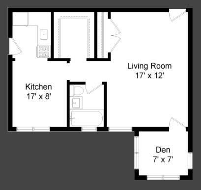 0 Bedroom / 1 Bath / 490 Sq.Ft. - 649-57 W. Oakdale / 2919-21 N. Clark