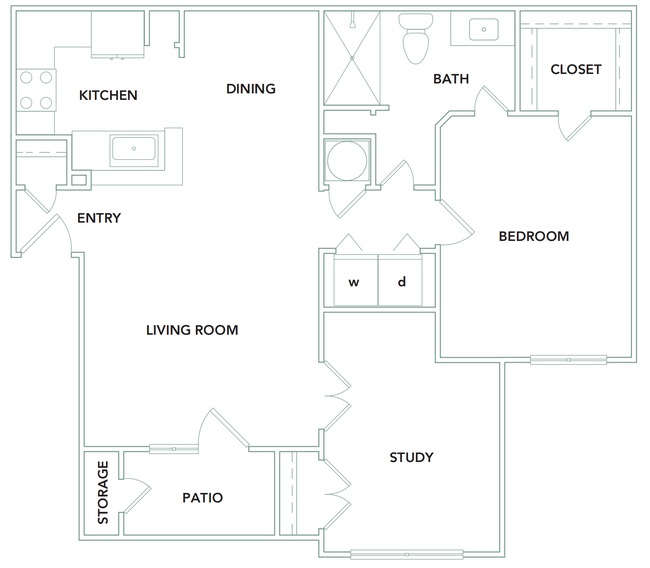 Floorplan - The Aster Sugar Land