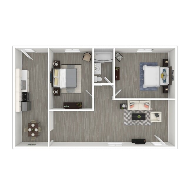 Floorplan - Park Cherokee Apartments