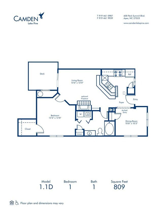 Floorplan - Camden Lake Pine