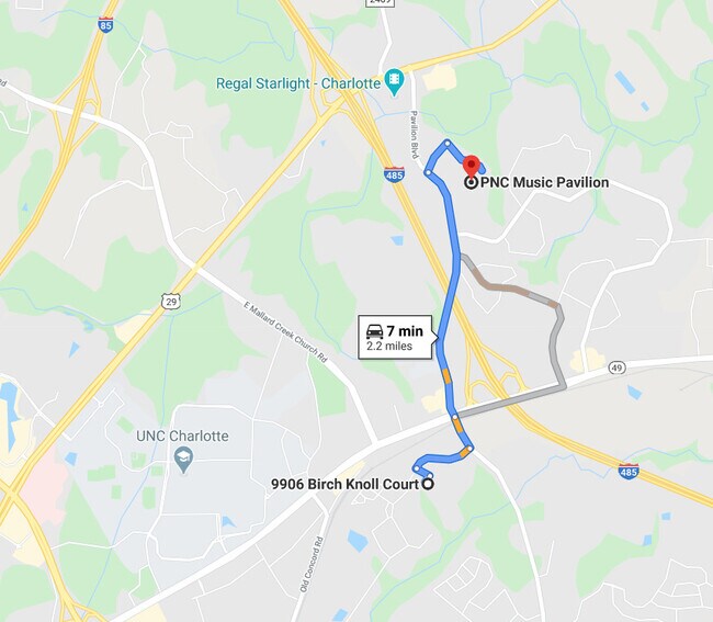 Jiffy Drive, PNC Music Pavilion & Entertainme - 9906 Birch Knoll Ct