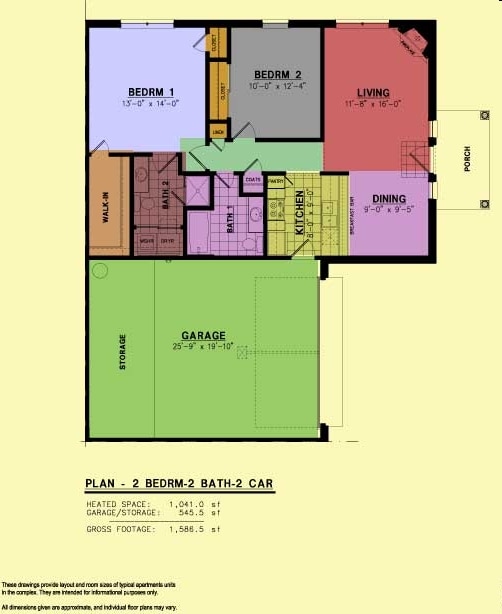 2BR/2BA - Bellagio Terrace