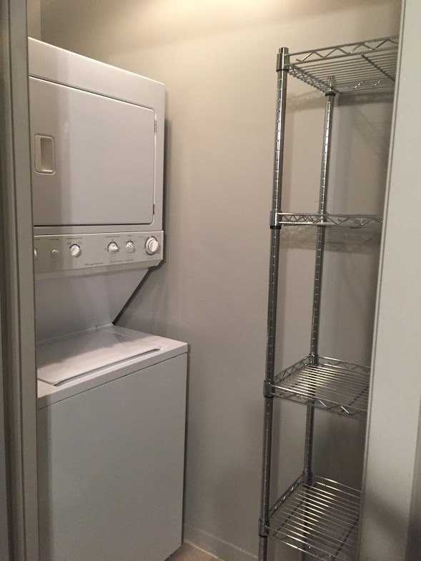 washer and dryer and storage off master bath - 360 W Washington Ave