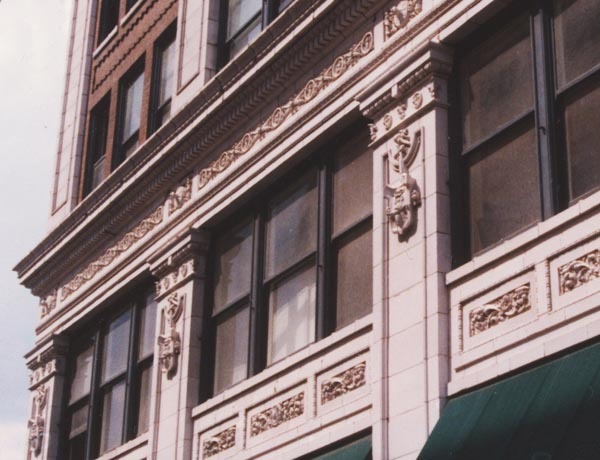 Restored Building Ornamentation - 1709 Washington Ave