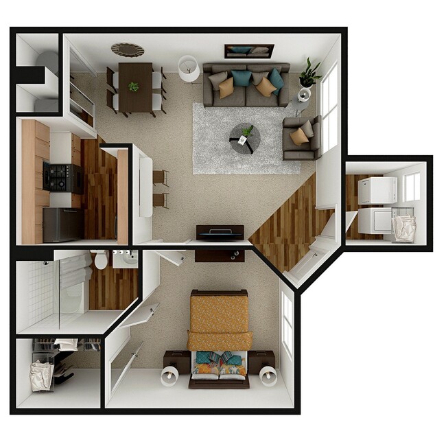 Floorplan - University Park Apartments