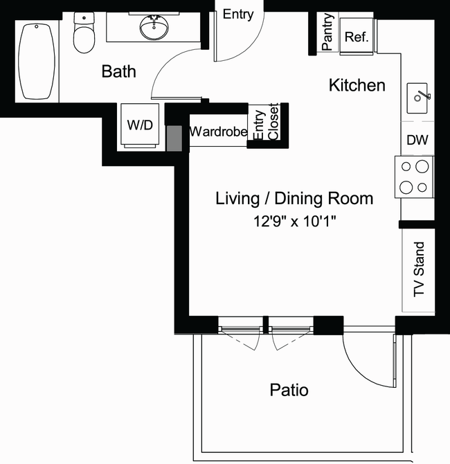 Floorplan - Chloe on Madison