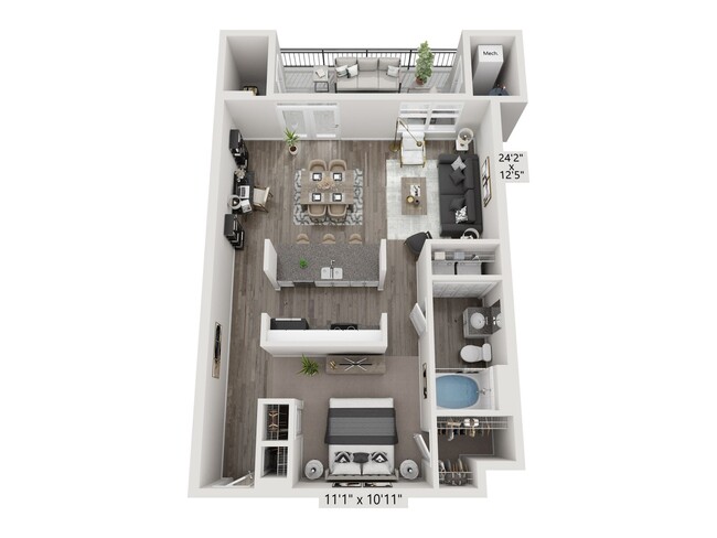 Floorplan - City Gate Apartment Homes