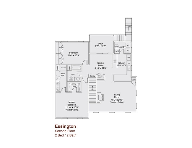 Essington 2nd Floor - The Courts at Lime Spring