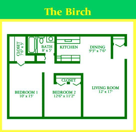 Floorplan - Village Oaks Apartments
