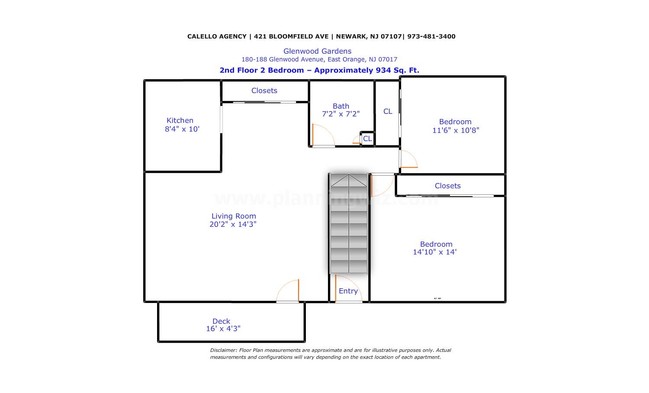 2BR/1BA - Glenwood Gardens