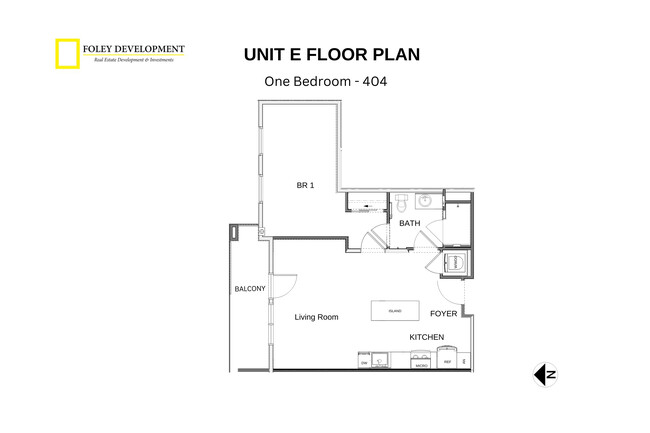 PLAN E - 404 ONLY 1BR - Asano on Ivy