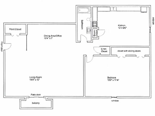 1BR/1BA - Crestline Villa Apartments