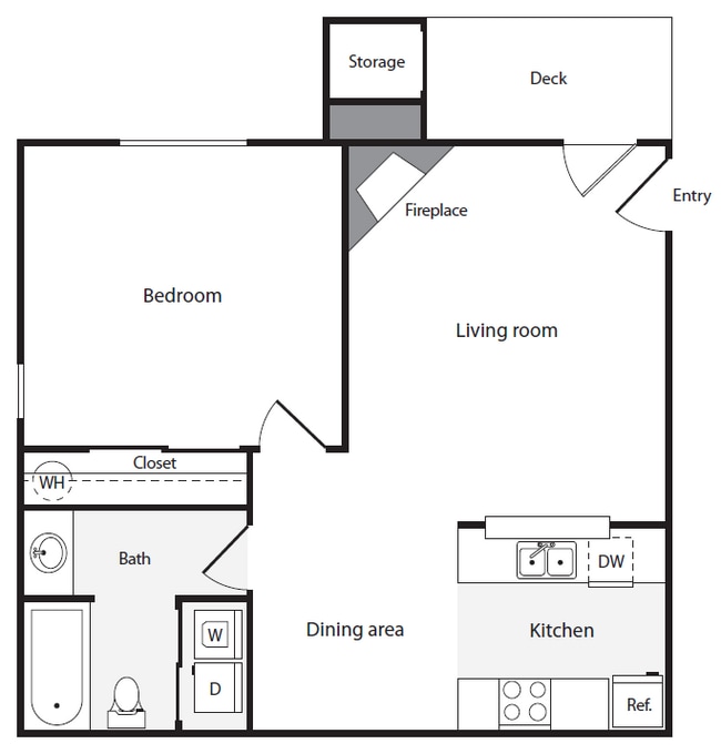 Floorplan - Redmond Park Apts