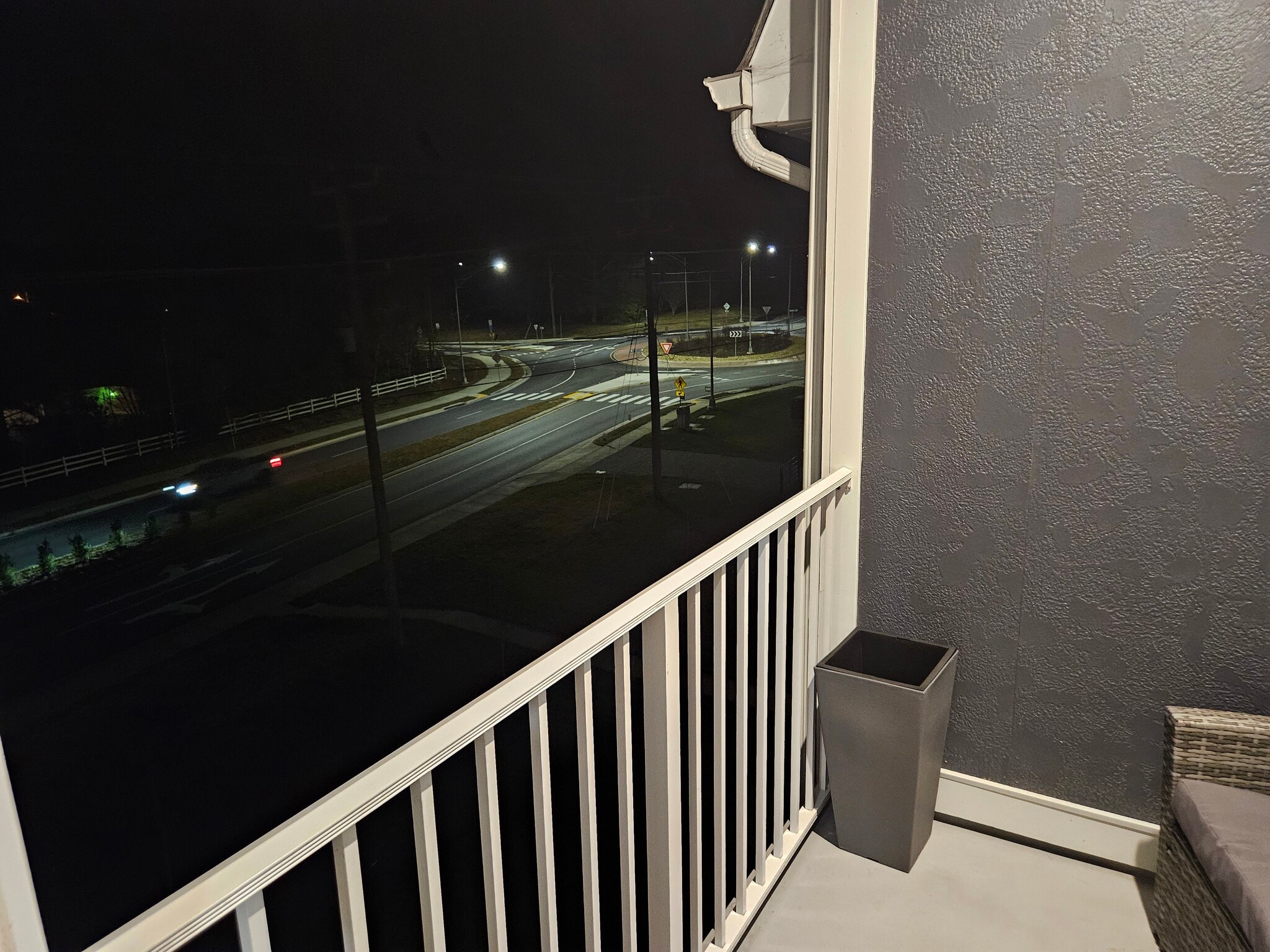The veiw at night from your privet balcony. - 7201 Hancock Chase Ct