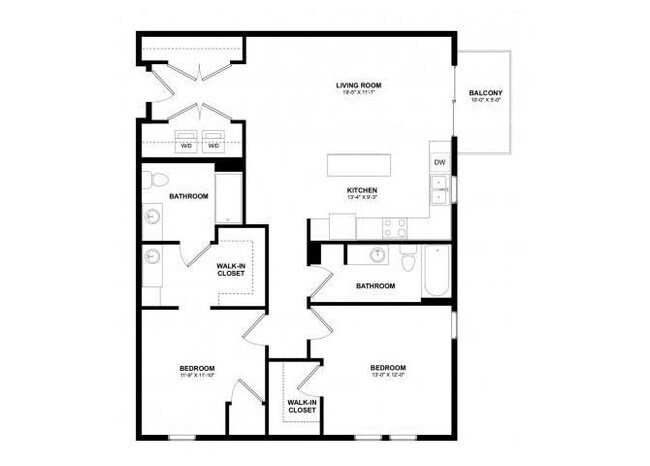 Floorplan - The Covington Apartment Homes