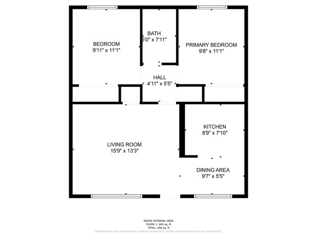 Floorplan - Palms Apartments