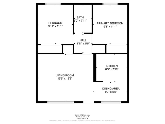 Floorplan - The Palms Apartments in Redlands