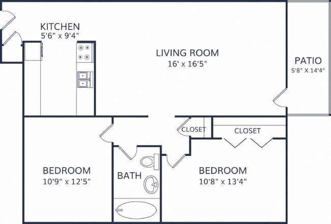 Floorplan - Vesty Park Flats