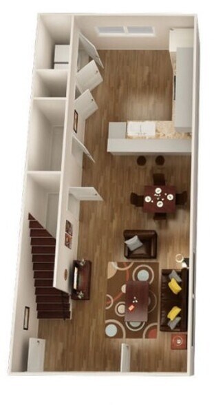 First Floor - Virtual Model - 1725 Harvey Mitchell Pkwy S