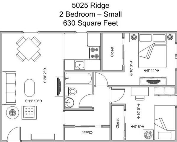 Floorplan - 5025 Ridge Avenue