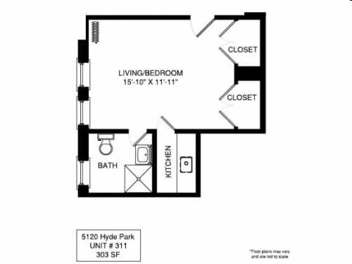 Studio - 5120 S. Hyde Park Boulevard