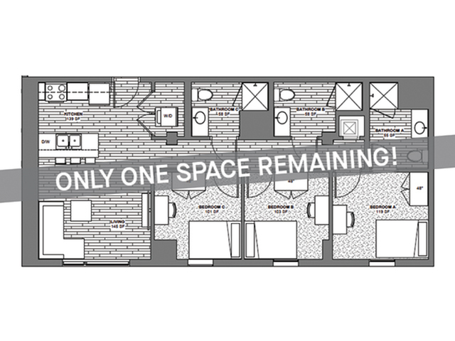 3x3 C - Only One Space Remaining! - Student | Rise at State College