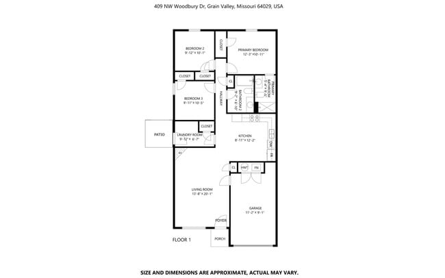Building Photo - 3BR/2BA Home for Rent in Grain Valley, MO 64029 | Fenced Yard | Fireplace | Garage | Pet-Friendly