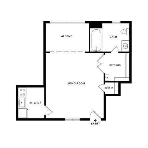 Floorplan - Empire Apartments