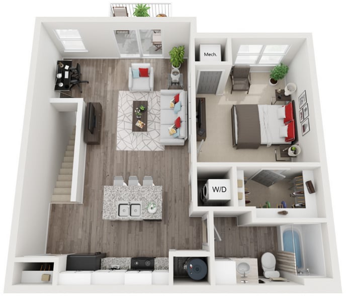 Interior Photo - Rock Pointe Village I LLC