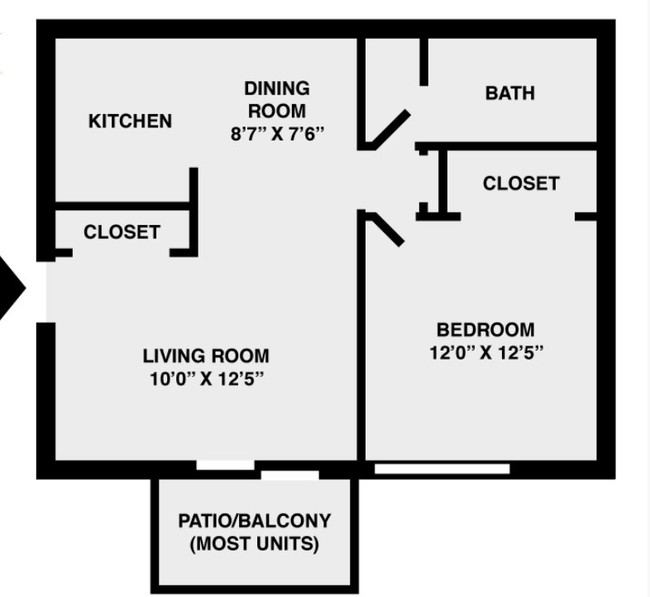 1BR/1BA - The Commons at Cowan Boulevard