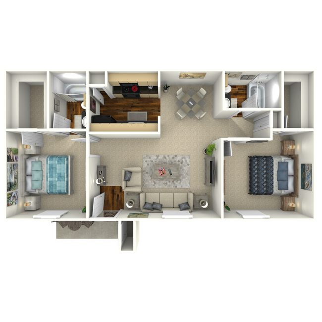 Floorplan - Beeville Station Apartments