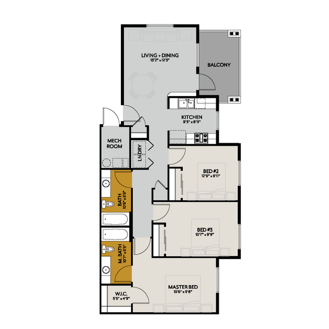 Floorplan - Olympus at Ten Mile